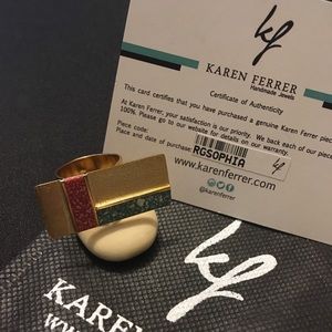 Unique like you... Handmade gold-plated ring